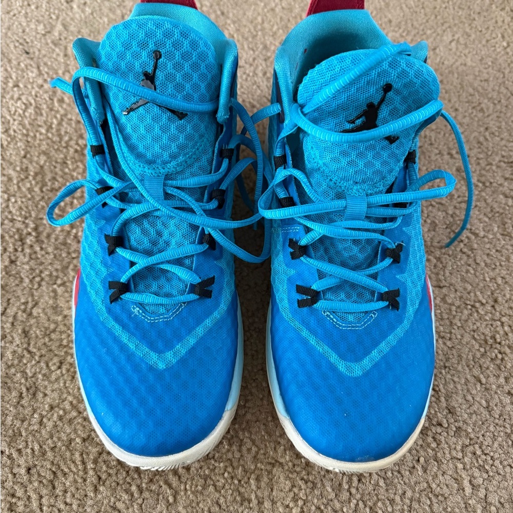 Jordan Kids Blue and red Sneakers